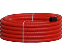 Гибкая гофрированная двустенная труба Экопласт NR050 ПНД для прокладки кабеля под землей D50мм 80050