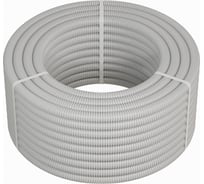 Гофрированная труба Экопласт ПП-FR легкая, с зондом, т/г, диаметр 32мм, серый 60132HFR