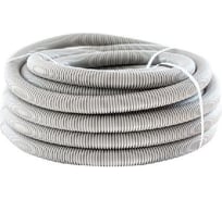 Гофрированная труба Экопласт ПНД-UF, легкая, с зондом, атмосферостойкая, диаметр 50 мм, серый, 20150UF-GR