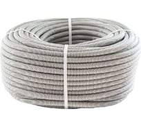 Гофрированная труба Экопласт ПНД-UF, легкая, с зондом, атмосферостойкая, 25 мм, серый, 20125UF-GR