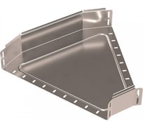 Угол горизонтальный 45 градусов Промрукав Стандарт INOX (AISI 409) 500x100 1шт. PR16.3481