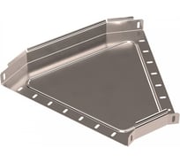 Угол горизонтальный 45 градусов Промрукав Стандарт INOX (AISI 409) 400x50 1шт. PR16.3476