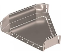 Угол горизонтальный 45 градусов Промрукав Стандарт INOX (AISI 409) 400x100 1шт. PR16.3478