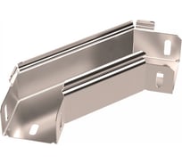 Угол горизонтальный Промрукав 90 градусов, Стандарт, INOX (AISI 409), 50x50, 1шт. PR16.3553