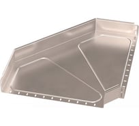 Угол горизонтальный Промрукав 90 градусов, Стандарт, INOX (AISI 409), 600x100, 1шт. PR16.3574