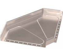 Угол горизонтальный Промрукав 90 градусов, Стандарт, INOX (AISI 409), 500x80, 1шт. PR16.3570