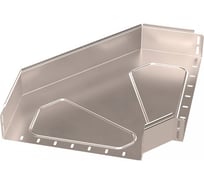 Угол горизонтальный Промрукав 90 градусов, Стандарт, INOX (AISI 409), 400x100, 1шт. PR16.3568