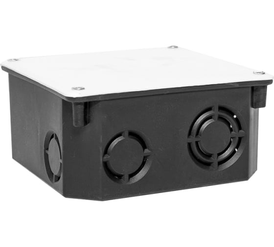 Коробка распаячная EKF КМТ-010-006 с крышкой для твердых стен, IP20, PROxima SQplc-kmt-010-006