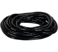 Лента спиральная NIKOMAX диаметр 6мм, толщина 0,6мм, для пучка до 25мм, черная, 10м NMC-SWB06-010-BK-K