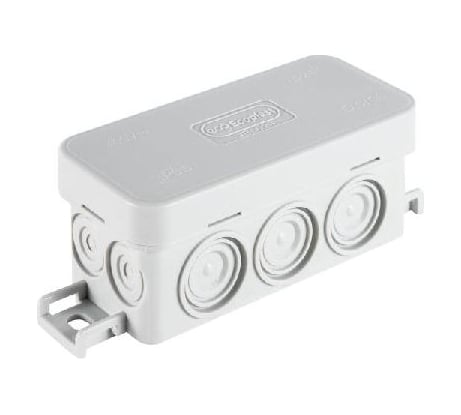 Распределительная коробка Экопласт JBL090 без сальников о/п 90х42х40, 10 выходов, IP55 44055HF