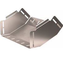 Угол вертикальный внутренний 45 градусов Промрукав Стандарт INOX (AISI 409) 300x100 1шт. PR16.3325