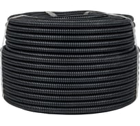Гофрированная труба EKF PROxima ПНД Plast, с зондом, d16мм, черная tpnd-16-25m