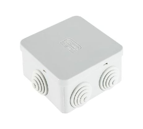 Распределительная коробка Экопласт JBS080 о/п 85х85х40, 6 выходов, IP44 44006HF