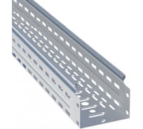 Перфорированный лоток EKF металлический, 100х600х3000-1,0мм L10060001