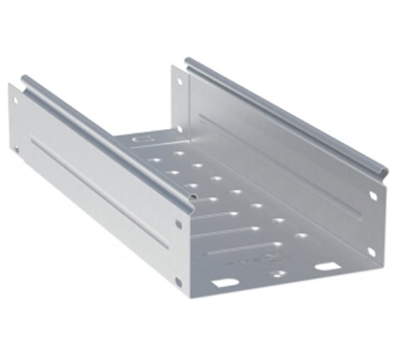 Неперфорированный лоток EKF металлический, 100х400х3000-1,0мм RAL L10040000-RAL 1