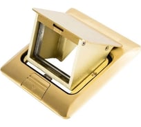 Люк в пол Экопласт LUK/1, 5BR на 1,5 поста, латунь 70016