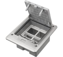 Встраиваемый люк Экопласт LUK/2+2ST66 на 2 поста+2 модуля без коробки, IP66, сталь 70025