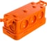 Огнестойкая коробка Экопласт JBL090 E110, о/п 90х42х40, 10 выходов, IP55, 2P, цвет оранжевый 43054HF 3