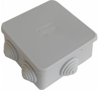Распределительная коробка Экопласт JBS101 о/п 100х100х55, 6 выходов, IP55 44037HF