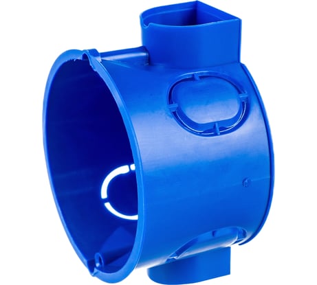 Установочная коробка для твердых стен Экопласт D-60x40мм со стыковочными ушками IP30 44661-1