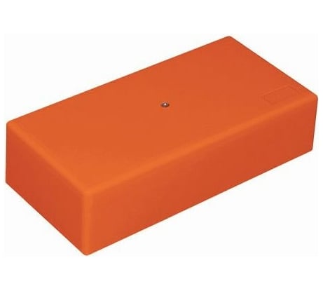 Огнестойкая коробка Экопласт MB145 E110, о/п 145х75х40, с гладкими стенками, IP41, 18P, оранжевый 46073HF