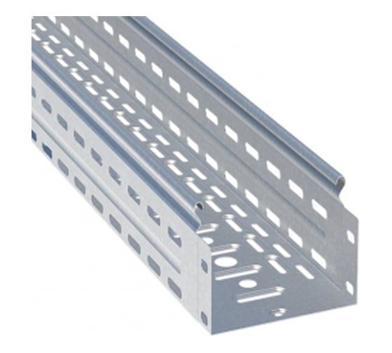 Перфорированный лоток EKF металлический, 100х600х3000-1,0мм HDZ L10060001-HDZ 1
