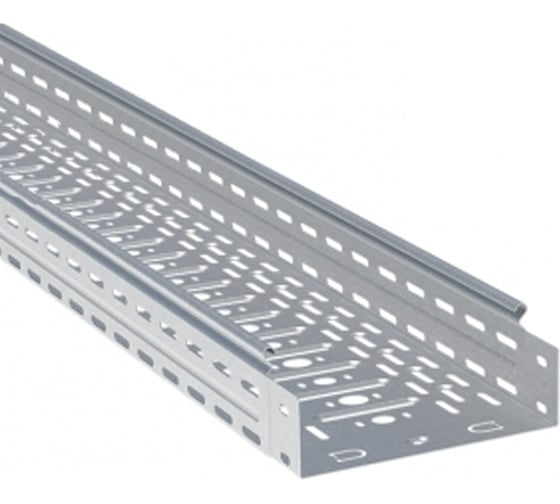 Перфорированный лоток EKF металлический, 80х500х3000-1,0мм HDZ L8050001-HDZ
