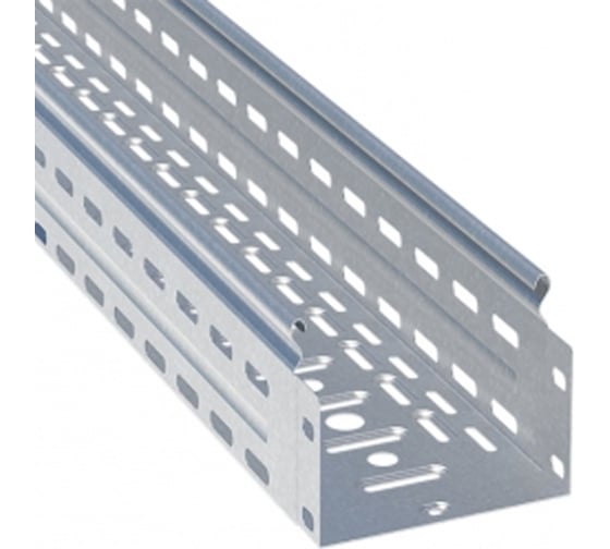 Перфорированный лоток EKF металлический, 100х500х3000-1,0мм HDZ L10050001-HDZ