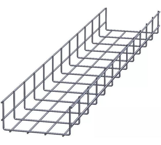 Проволочный лоток CABLIDERTRAYS оцинкованный усиленный ПЛЛУ-200х85-3000 1