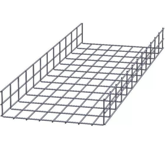 Проволочный лоток CABLIDERTRAYS оцинкованный усиленный ПЛЛУ-450х105-3000 1