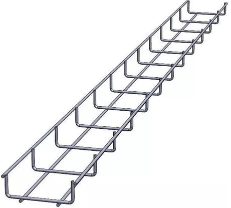 Проволочный лоток оцинкованный CABLIDERTRAYS ПЛЛ-100х35-3000