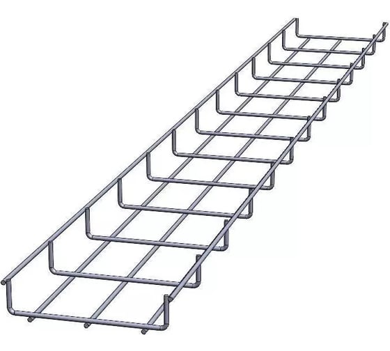 Проволочный лоток оцинкованный CABLIDERTRAYS ПЛЛ-150х35-3000
