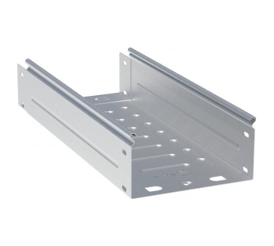 Неперфорированный лоток EKF металлический, 100х500х3000-1,0мм, RAL L10050000-RAL 1