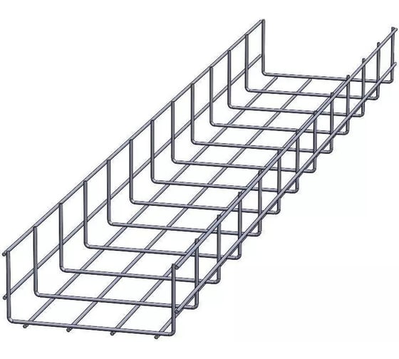 Проволочный лоток оцинкованный CABLIDERTRAYS ПЛЛ-250х85-3000