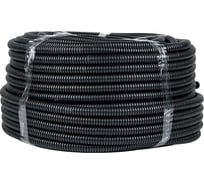 Гофрированная труба EKF ПНД Plast PROxima, с зондом, d25мм, черная tpnd-25-25m