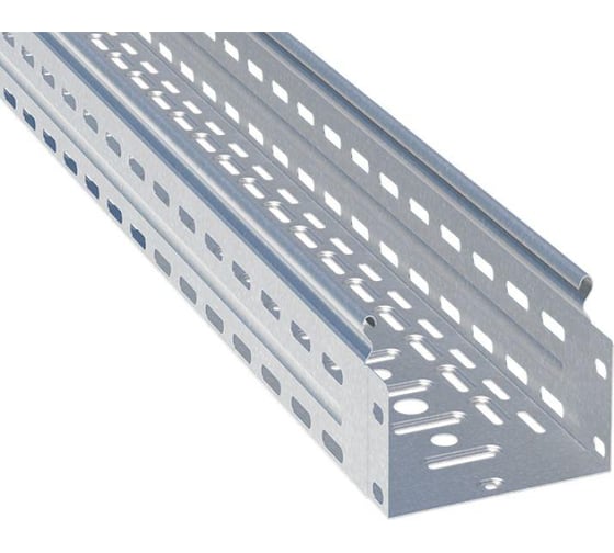 Перфорированный лоток EKF металлический, 100х200х3000-0.8мм, HDZ L10020001-HDZ 1