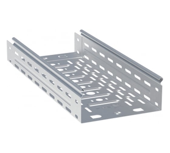 Перфорированный лоток EKF металлический, 80х150х2000-0,8мм INOX L8015001-INOX 1