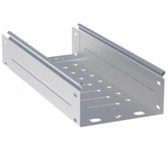 Неперфорированный лоток EKF металлический, 50х300х3000-0,8мм RAL L5030000-RAL 1