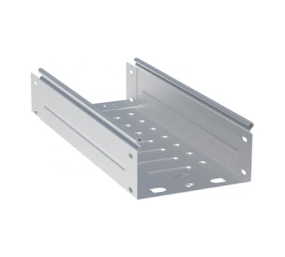 Неперфорированный лоток EKF металлический, 100х200х3000-0.8мм RAL L10020000-RAL 1