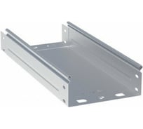 Неперфорированный лоток EKF металлический, 100х100х2000-0.8мм, INOX L10010000-INOX