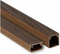 Кабельный канал EKF, под тёмное дерево, 9 шт по 2 м kk-100-60d