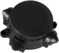 Распределительная коробка ЧПТУП ВЭТП Свет Витебск ОП 75х53мм 3-рожковая КЭМ1-10-3Б