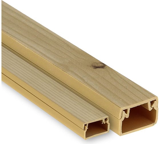 Кабельный канал EKF 60х40 40 м светлое дерево 20 шт по 2 м EKF-Plast kk-60-40w