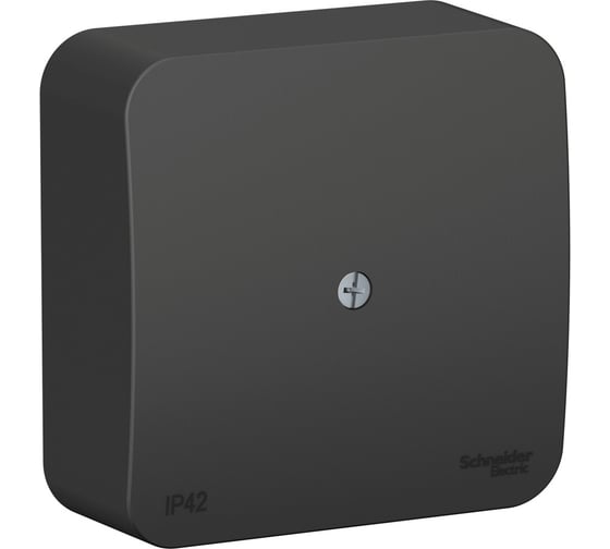 Распределительная коробка Systeme Electric BLANCA О/У IP42, АНТРАЦИТ BLNRK000016