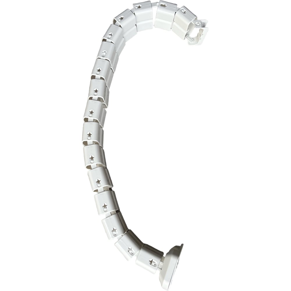 Гибкий кабельный канал NVO 3580-B цвет белый 680-800 мм NVO-GKK-800 ...