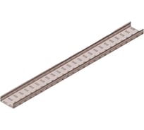 Лоток замковый глухой АО "КЗЭМИ" ЛМЗГ 300x65x2000, УТ1,5, оцинкованный лист, S1,0 П0000010526