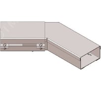 Короб горизонтальный АО "КЗЭМИ" для поворота трассы на 135 У1117 100x50-135 УХЛ1, оцинкованный лист, S1,5 П0000000596