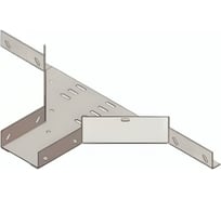 Отвод боковой лотковый замковый ОБЛЗ 300x65 УТ1,5, оцинкованный лист, S1,5 АО "КЗЭМИ" П0000019808