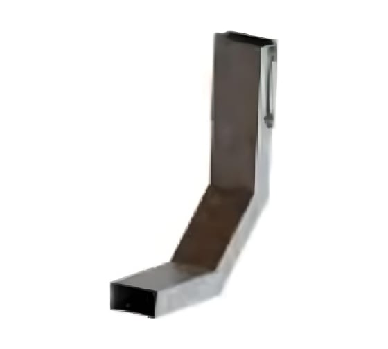 Короб для поворота трассы АО "КЗЭМИ" вверх на 90 У1107 200x200-90 УТ1,5, оцинкованный лист, S1,5 П0000007186
