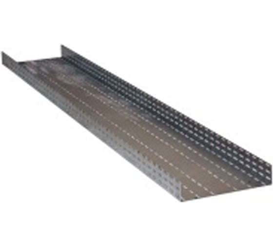 Лоток АО "КЗЭМИ" ЛМГ 500x100x3000, глухой, УТ1,5, горячее цинкование, S1,5 П0000008974